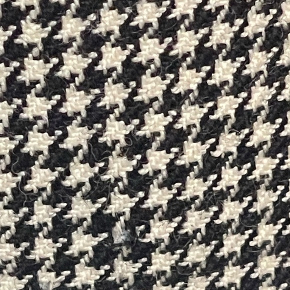 Pendleton Vintage Houndstooth Wool Zip-Up Jacket - Size Women’s 10 Black/White - Picture 10 of 16